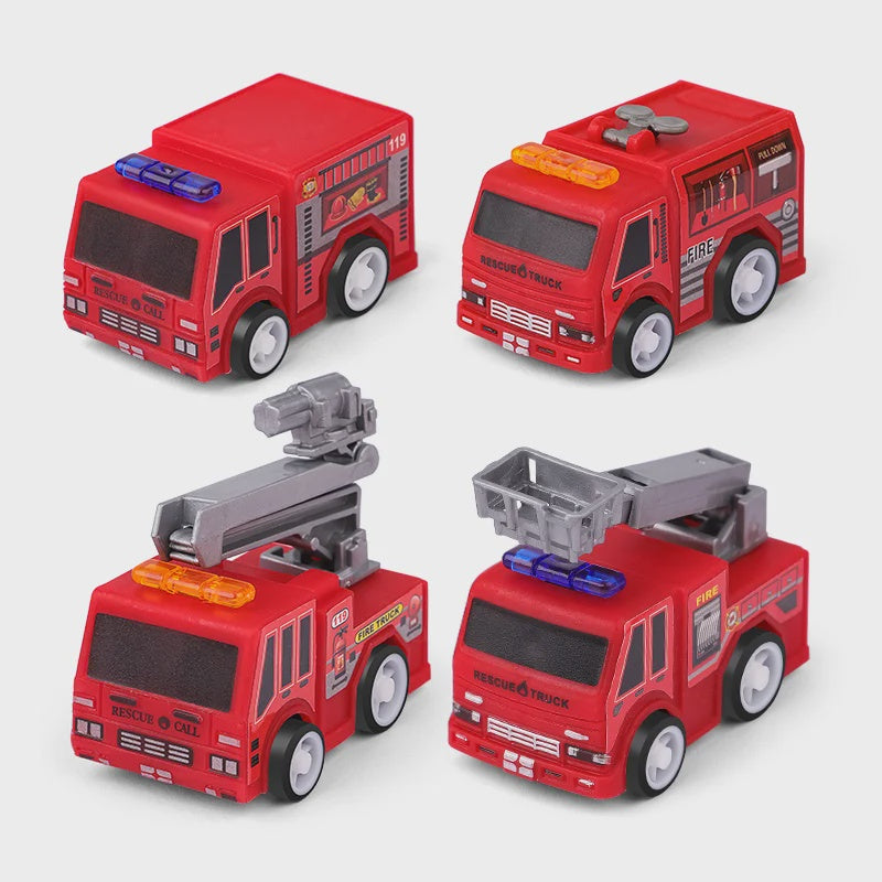 Fire Engine Party Favour Pack of 4
