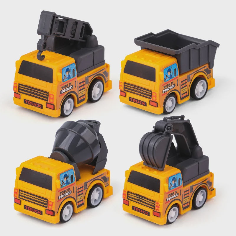 Construction Vehicle Party Favour Pack of 4