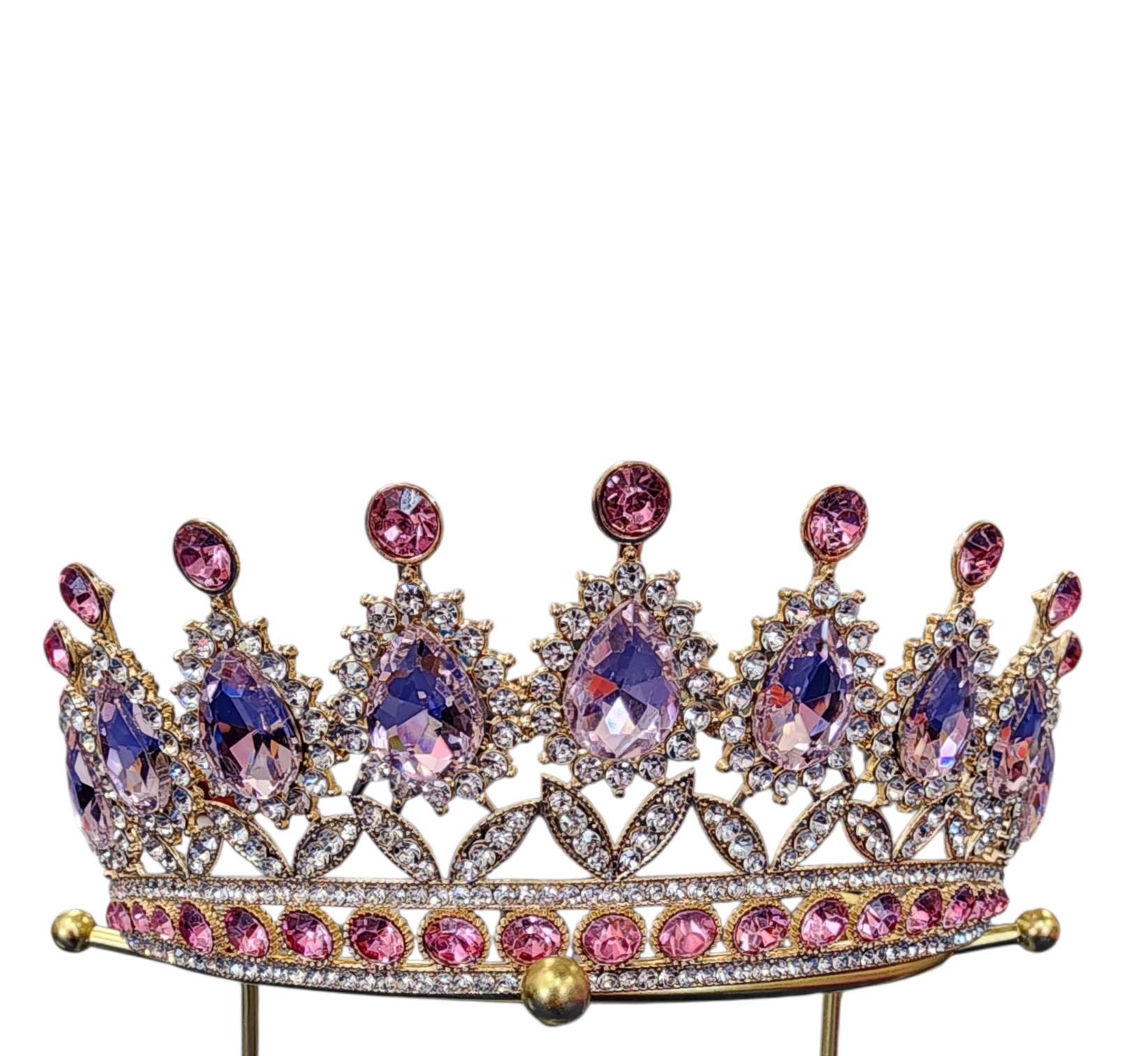 Luxe Aurora Rhinestone Tiara