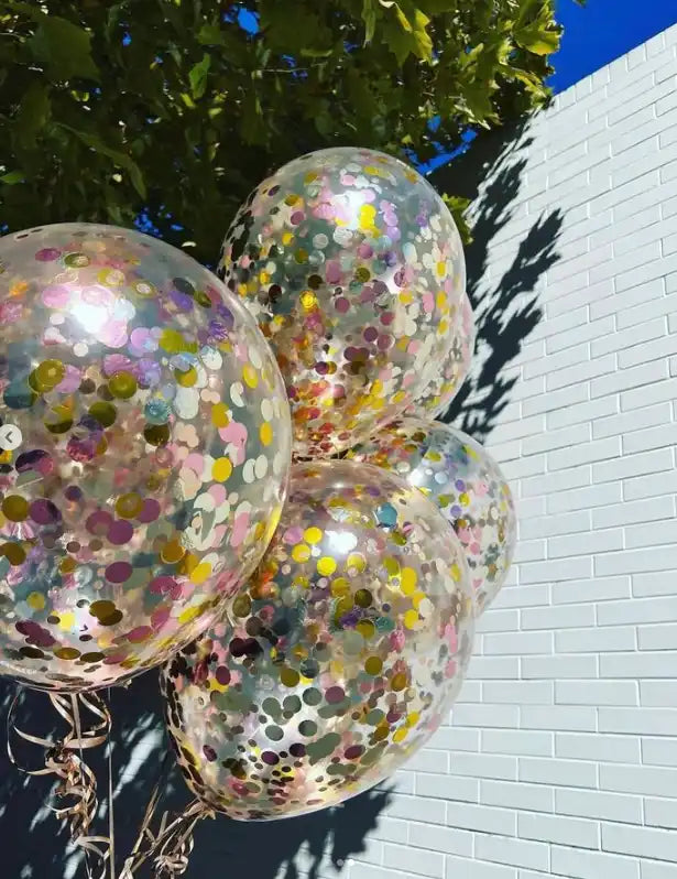 16 inch Custom Made Confetti Latex Balloon