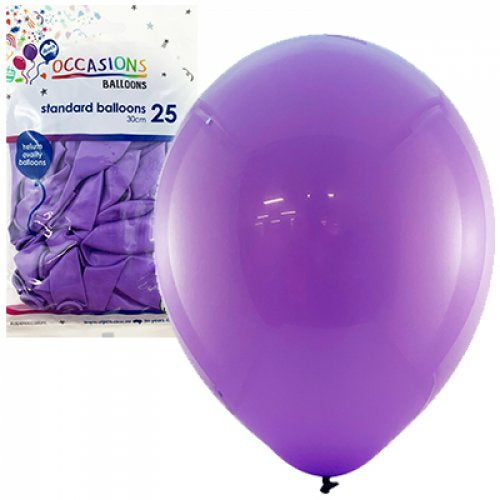 Purple 30cm Balloons P25