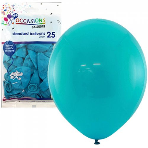 Teal 30cm Balloons P25