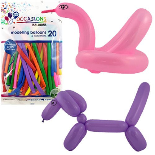 Modelling Balloons Pack of 20