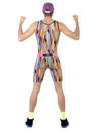 90's Mr Energizer Aerobics Instructor Mens Costume