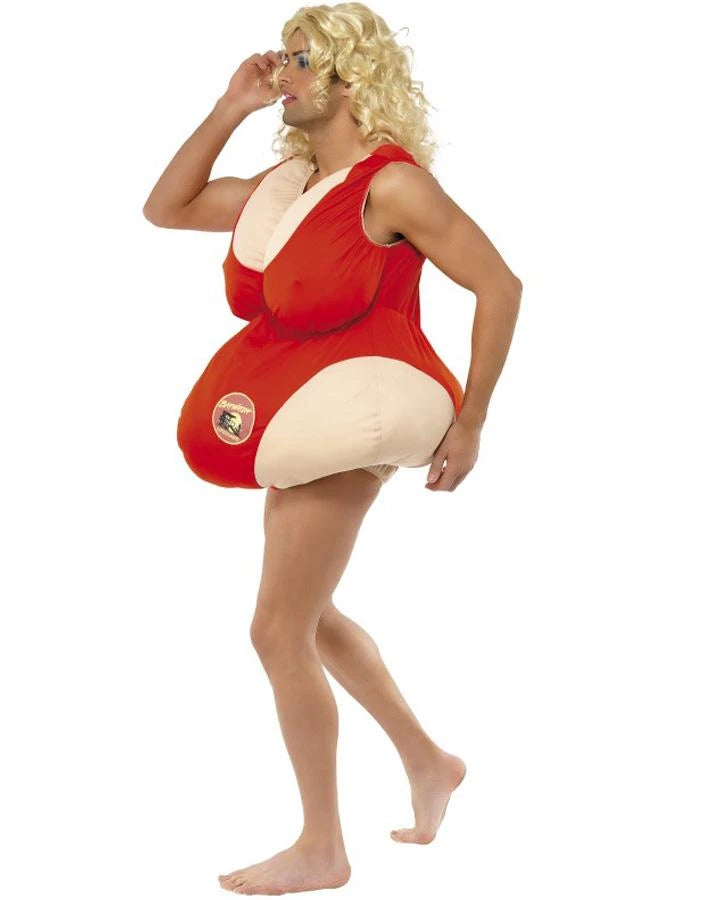 Baywatch Babe Padded Mens Costume