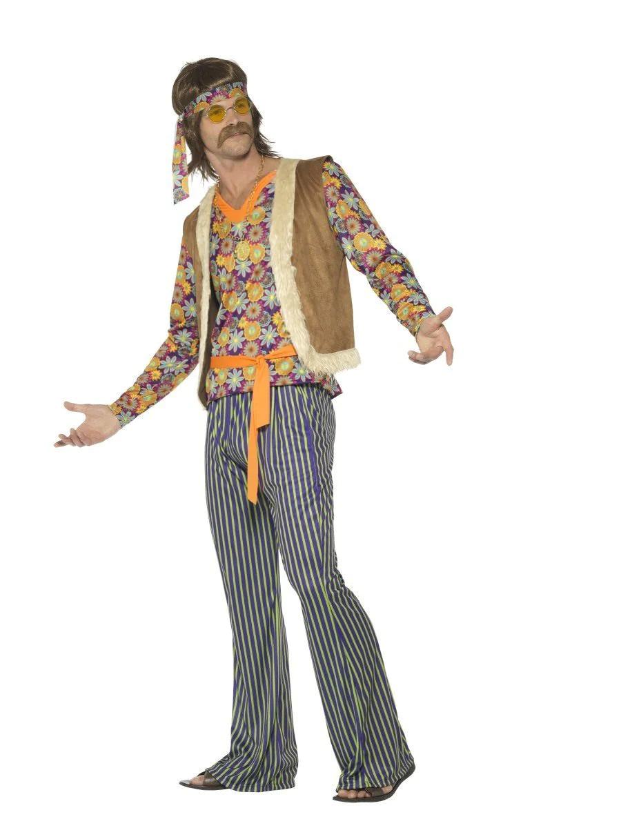 60s Hippie Singer Mens Costume