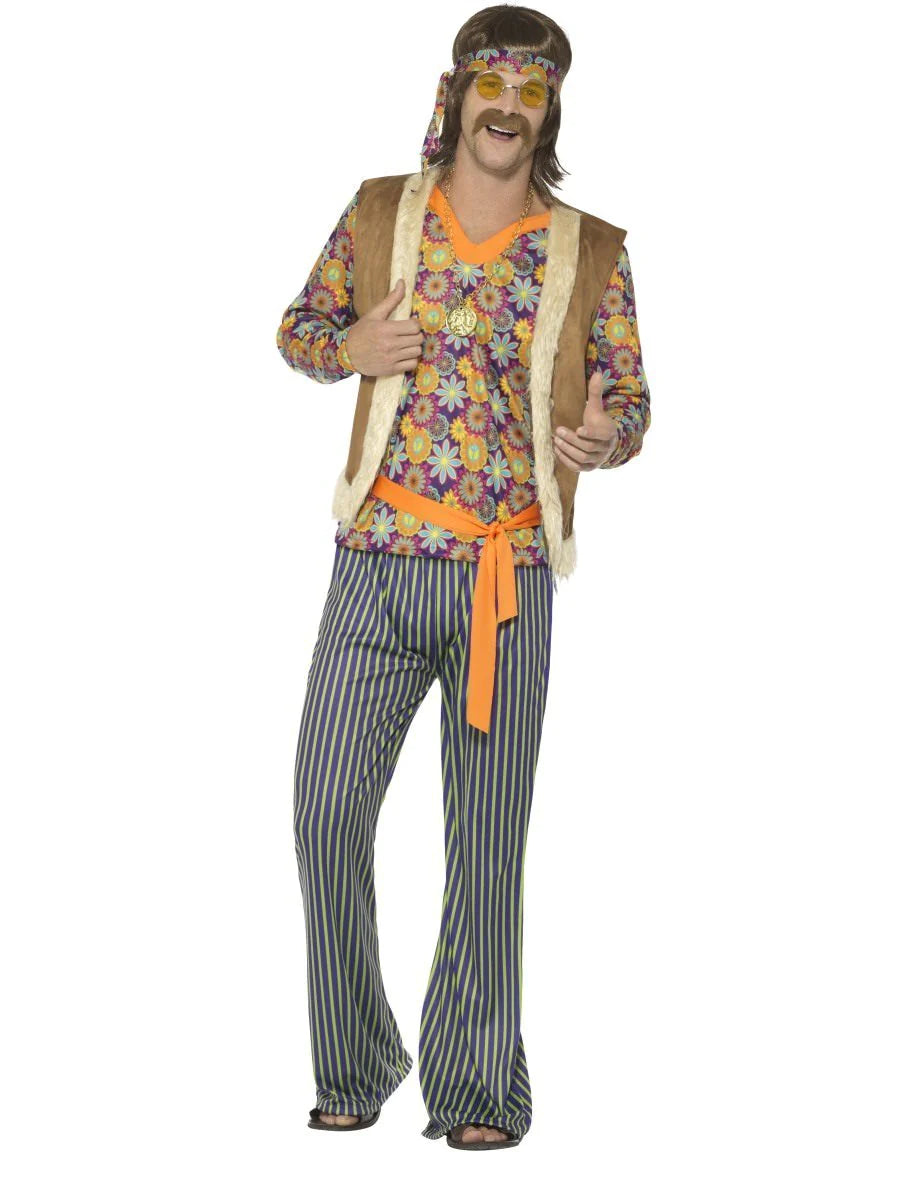 60s Hippie Singer Mens Costume
