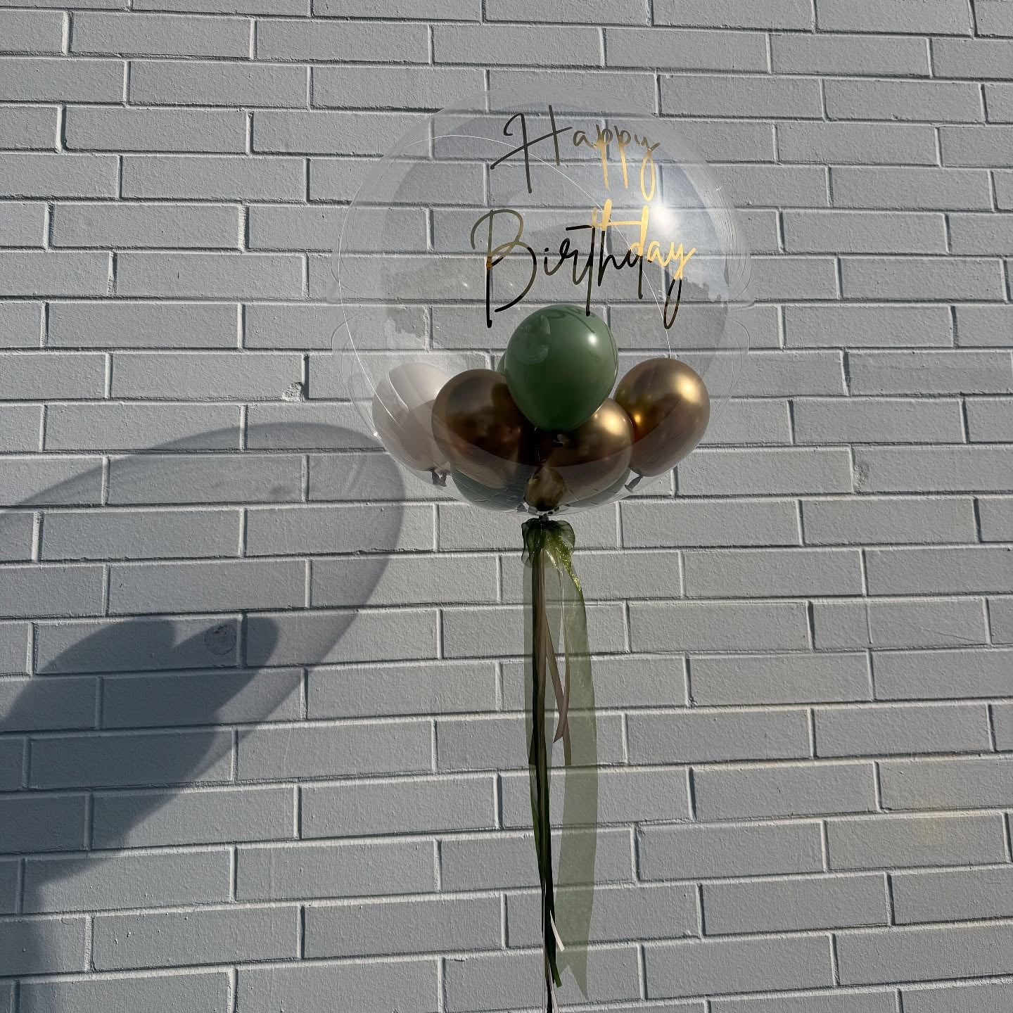 24 inch Balloon Filled Bubble Bobo Balloon