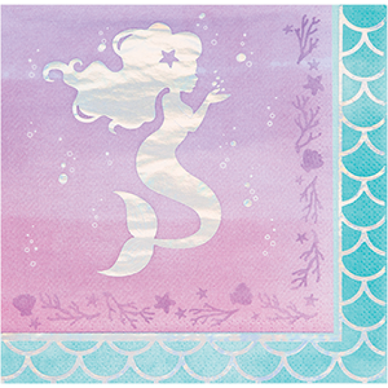 Mermaid Shine Iridescent Napkins