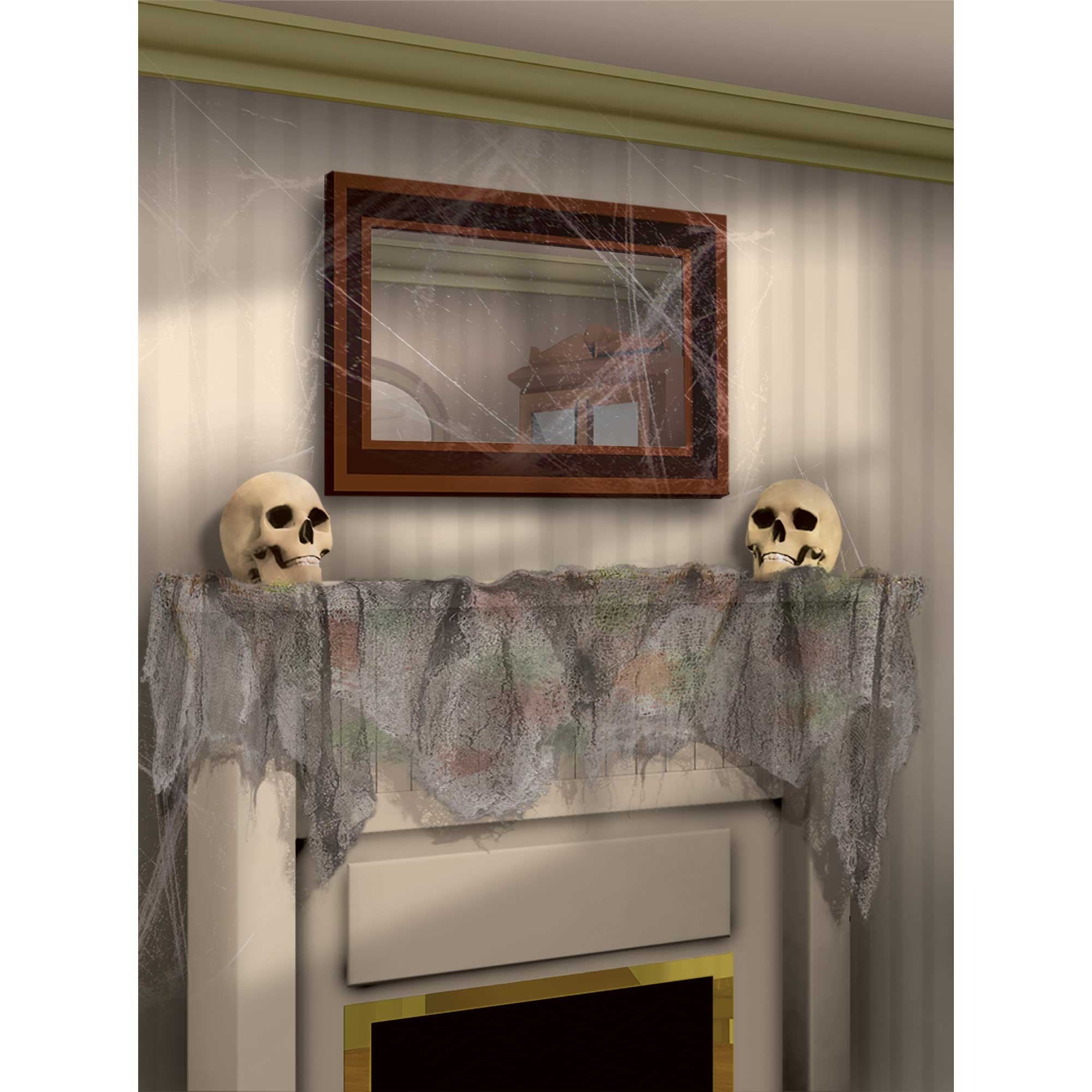Grey Gauze Cloth Decoration
