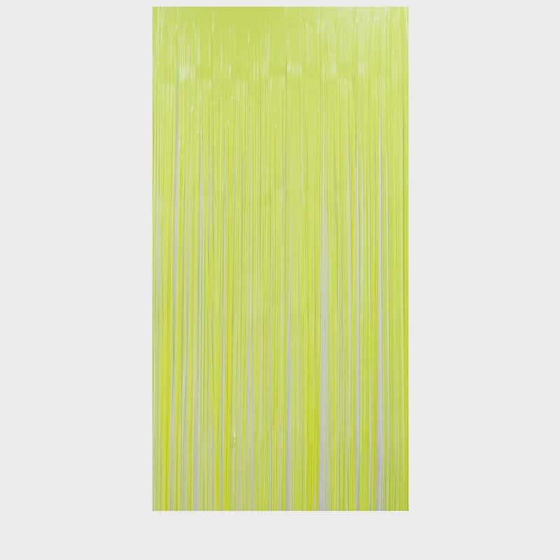 Yellow Foil Curtain