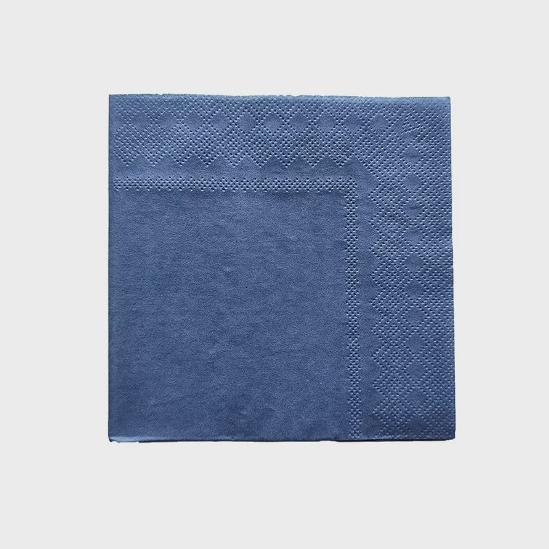Dark Blue Cocktail Napkin (Pack of 16)