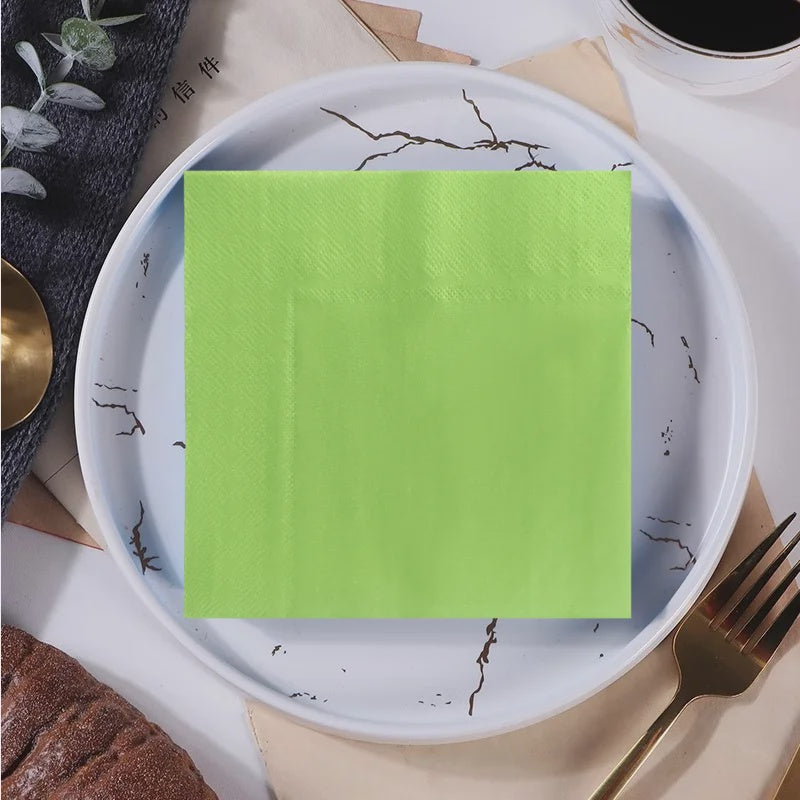 Light Green Lunch Napkins Pack of 30