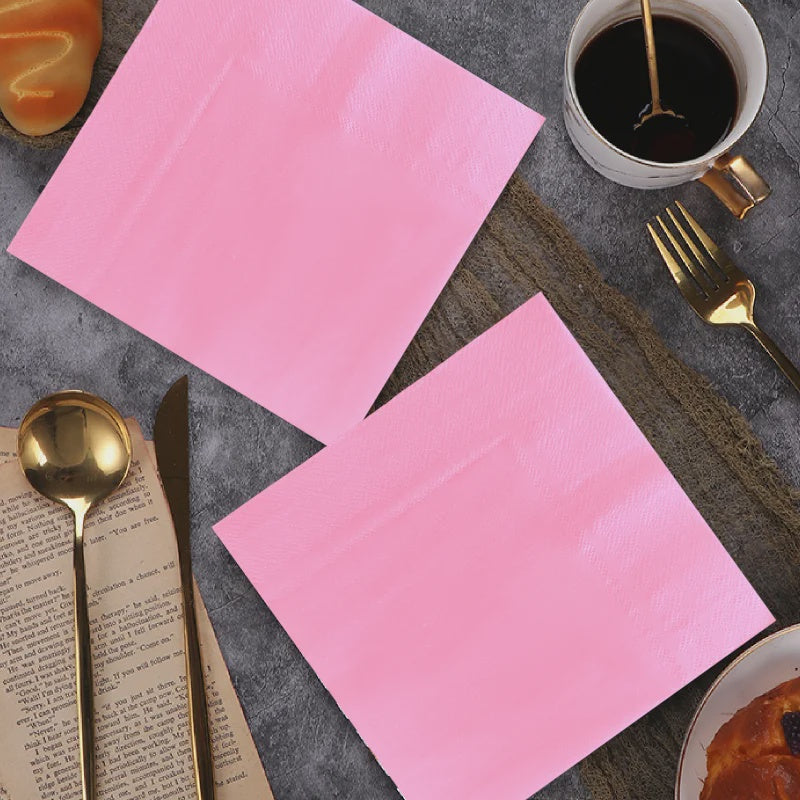 Baby Pink Cocktail Napkins Pack of 30