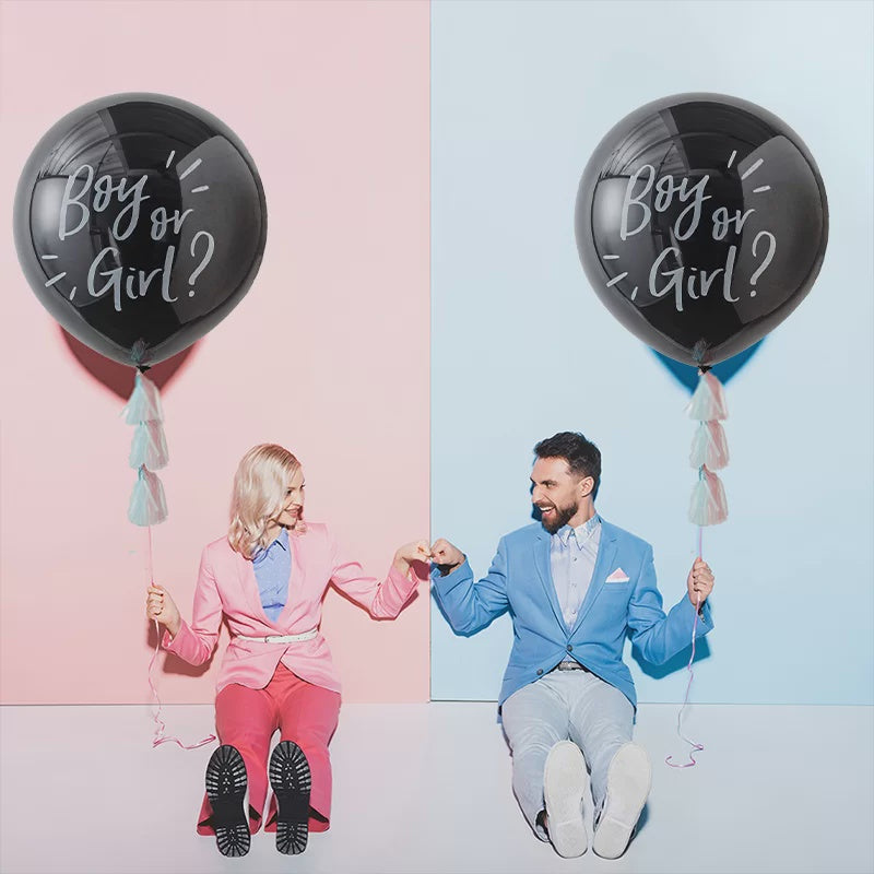 Gender Reveal Balloon with Tassel