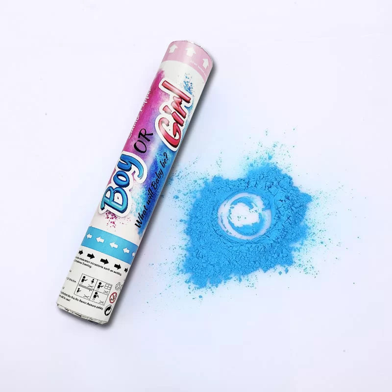 Gender Reveal Smoke Popper - Blue