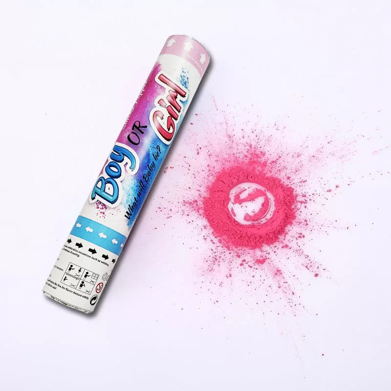 Gender Reveal Smoke Popper - Pink
