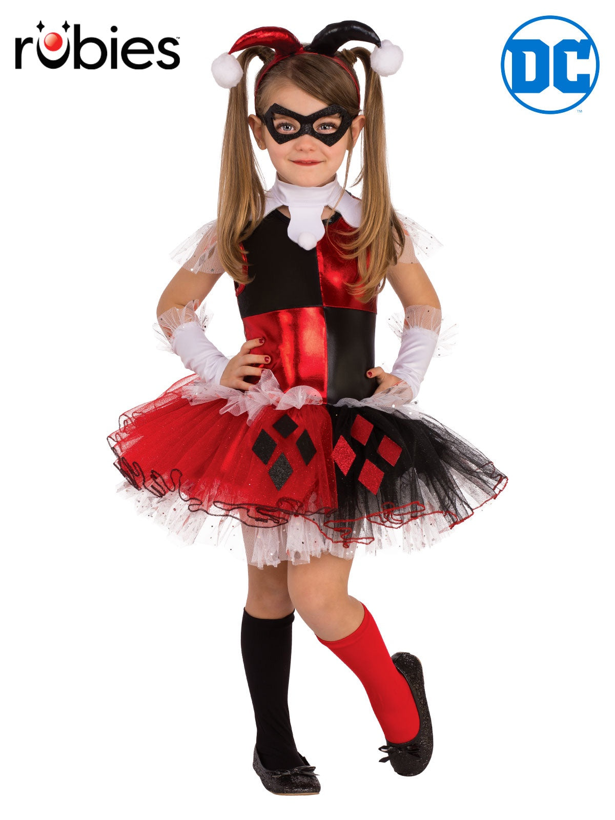 Harley Quinn Deluxe Girls Costume