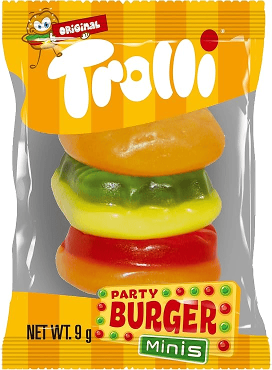 Trolli Mini Burger Gummi Lolly