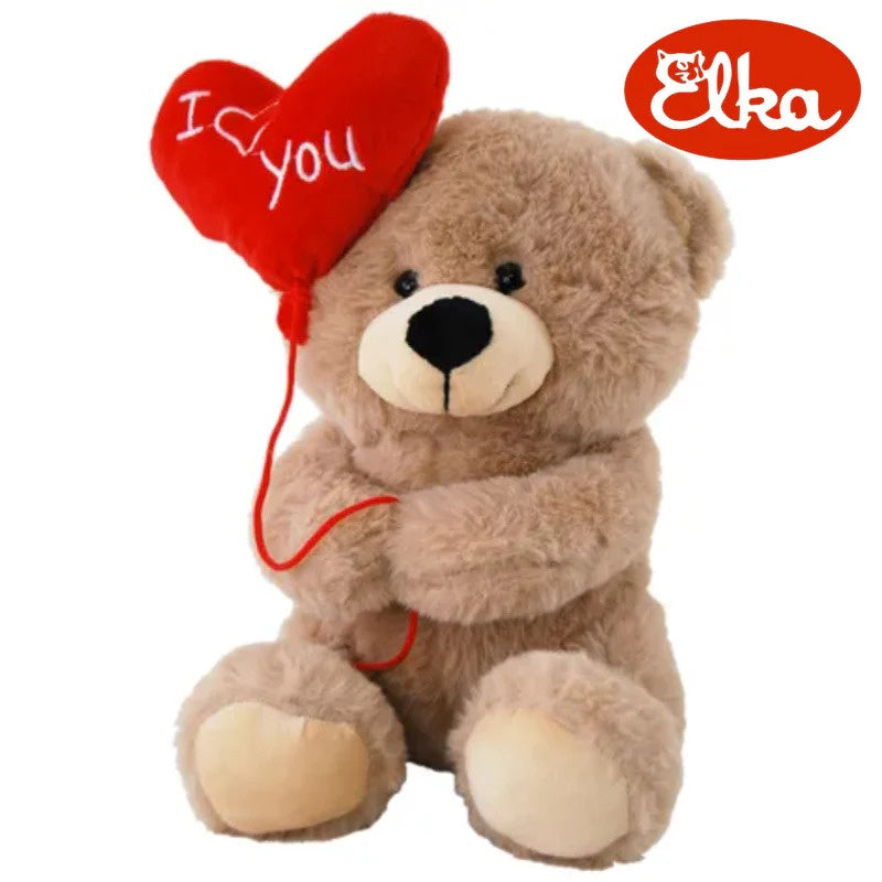 Brown Bear with Balloon 26cm