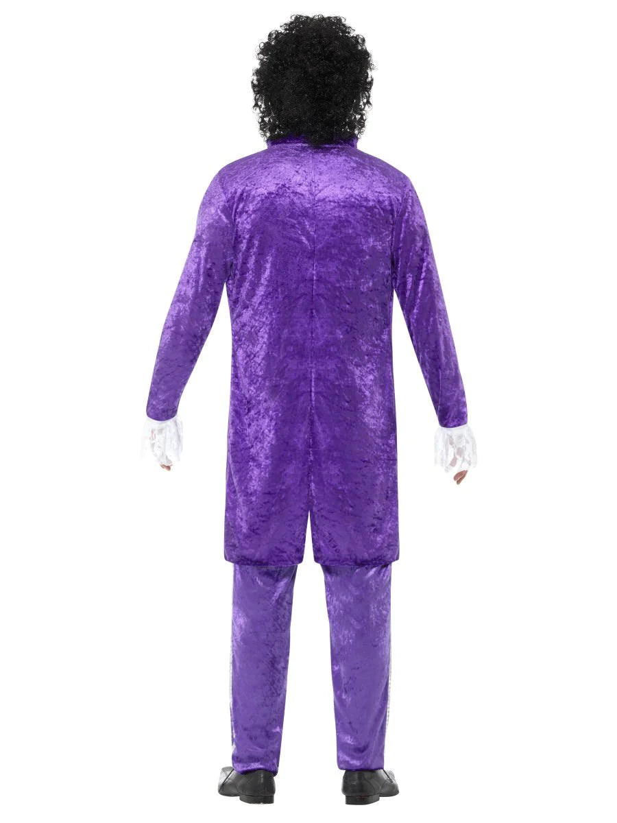 80s Purple Musician Mens Costume
