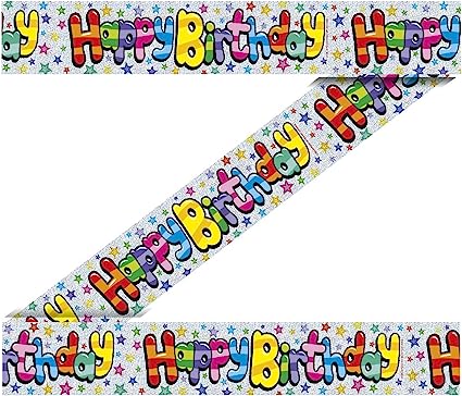 Happy Birthday Banner Stars & Stripes