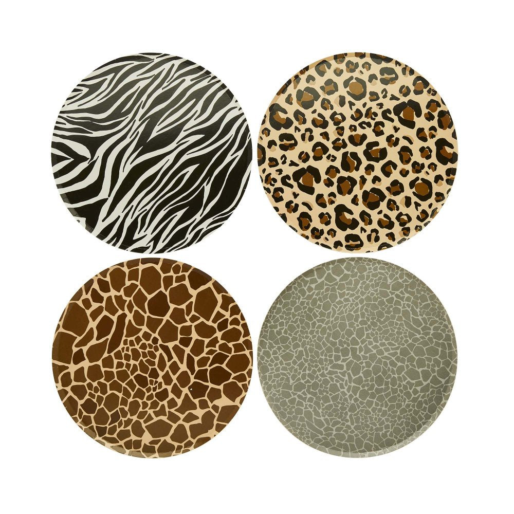 Party Animals Print 23cm Paper Plates (Pack of 8)