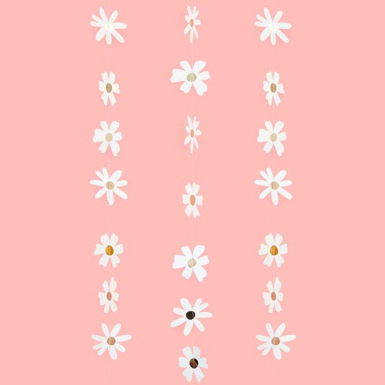 Ditsy Daisies Card Hanging Decoration 5m