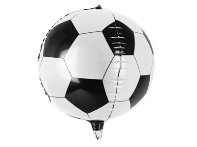 Foil Balloon Round Soccerball 40cm