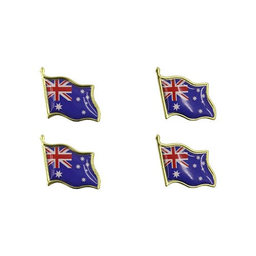 Aussie Flag Brooch (Pack of 4)