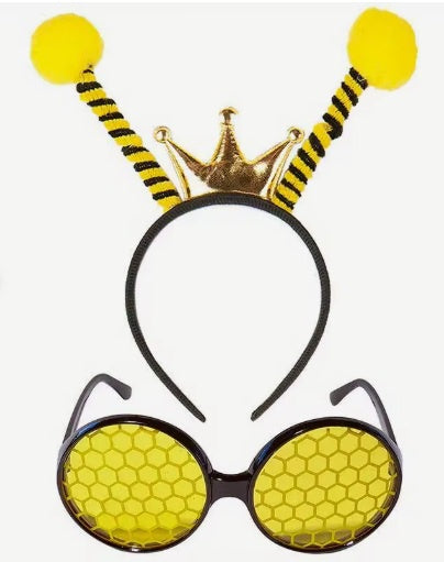 Bee Headband and Glasses Set