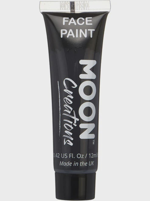 Moon Creations Black Face and Body Paint 12ml