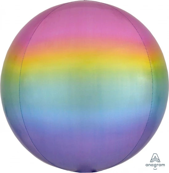 Rainbow Pastel Ombre Orbz Balloon