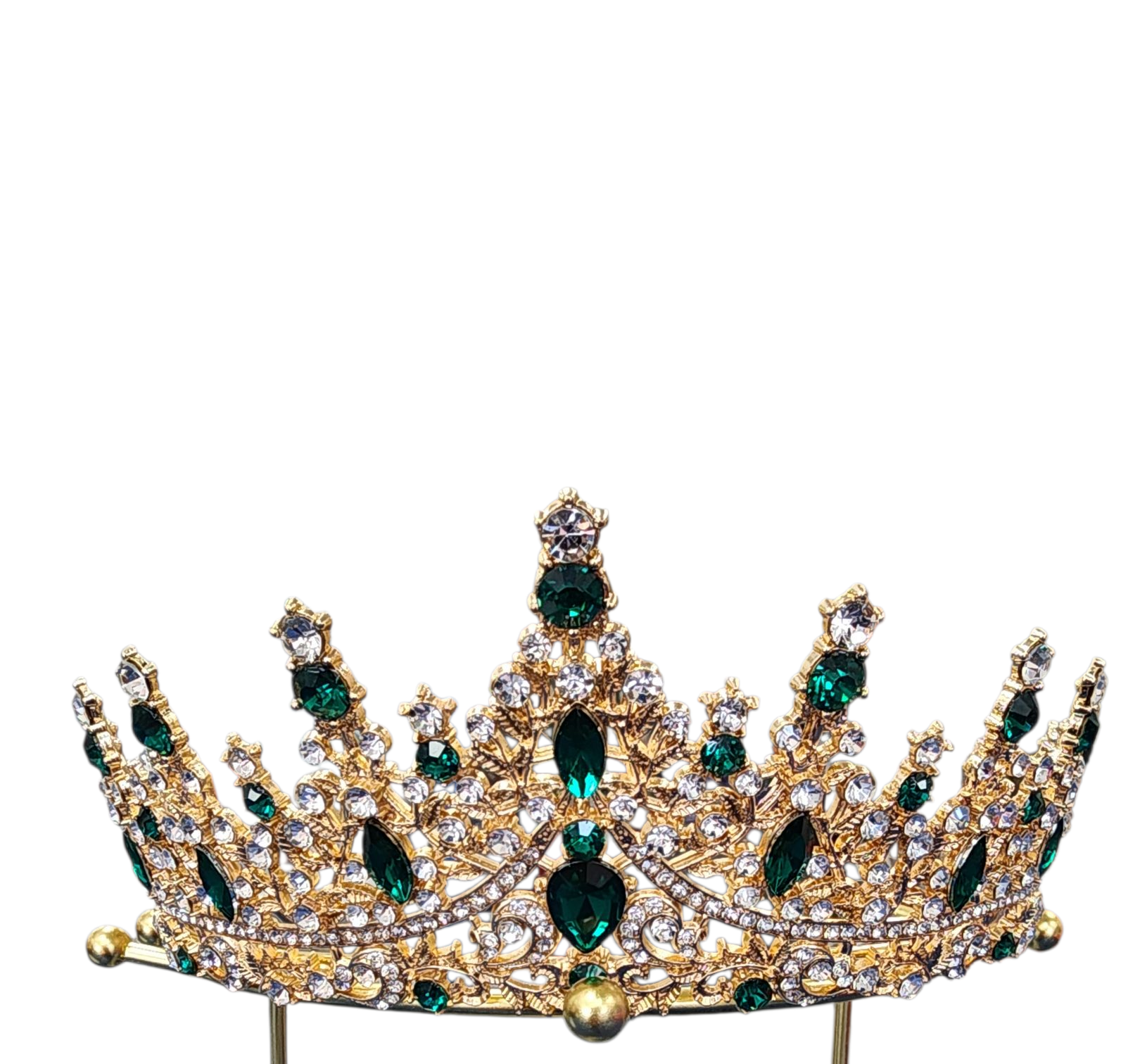 Green Enchanment Crystal Tiara