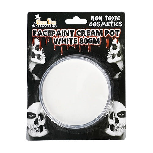 Halloween Face Paint Cream Pot White 80g