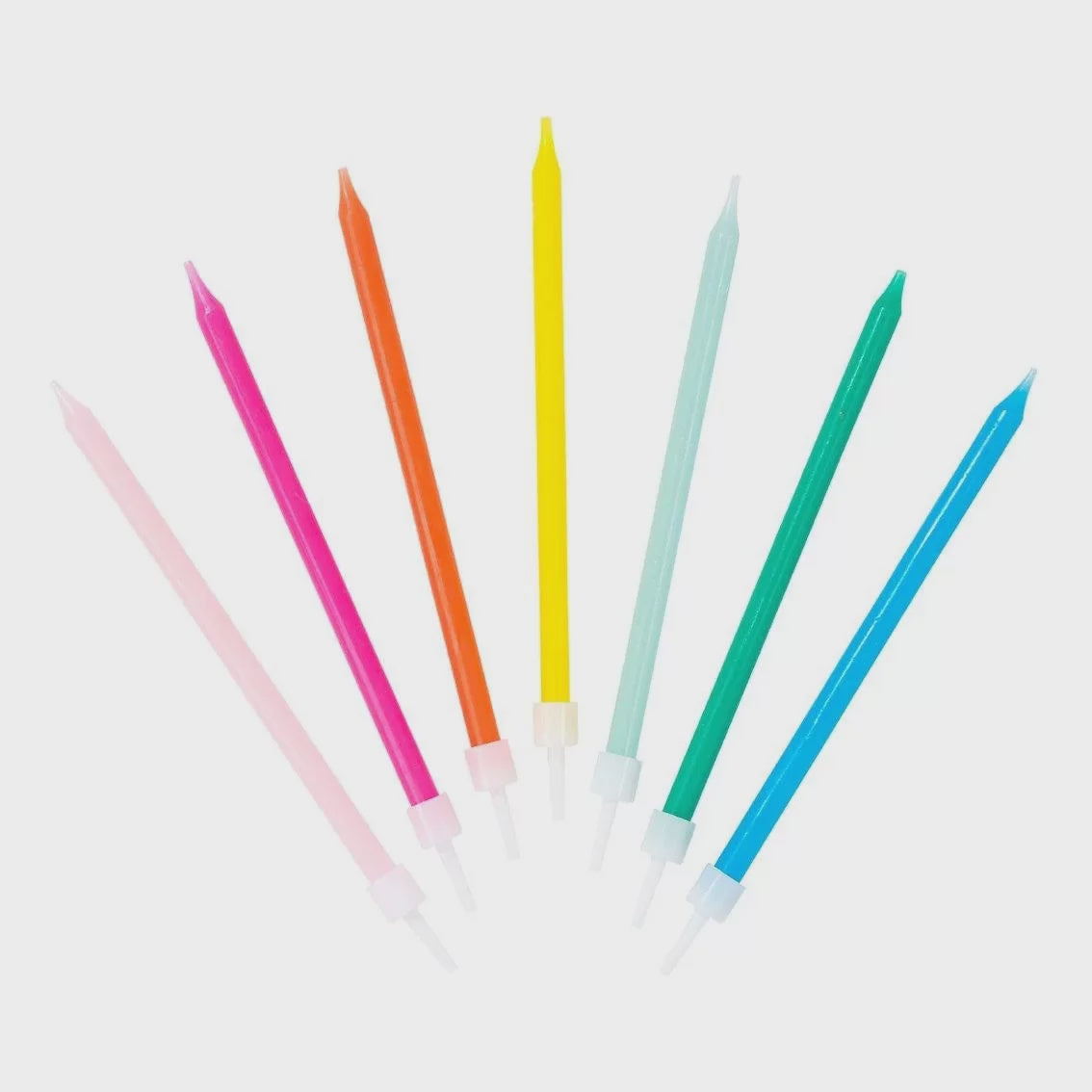 Rainbow Brights Candles (Pack of 12)