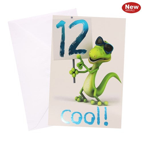 12th Birthday Greeting Card - Urban Alien