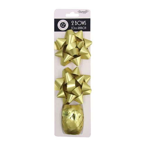 Champagne Bows with 10m Ribbon