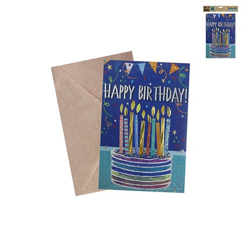 Happy Birthday Greeting Card - Male