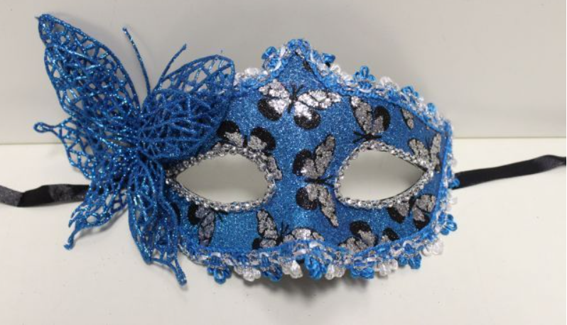 Eyemask Butterfly Blue