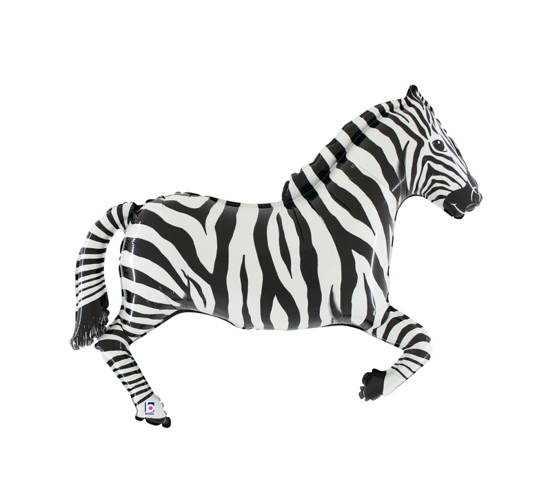 Zebra Shape Foil Balloon
