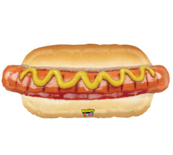 Shape Mighty Hotdog Foul Balloon