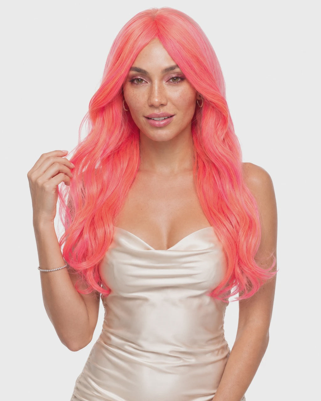 Fever Dream Sophia Fashion Wig - Coral Crush