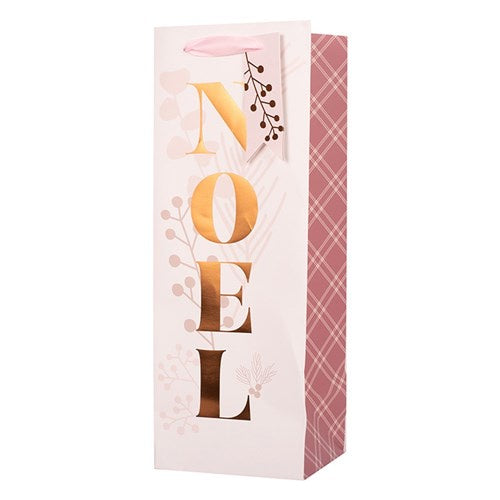 Noel Bottle Gift Bag