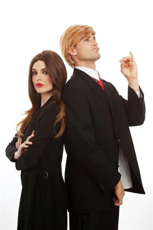 First Lady (Melania Trump) Long Brown Costume Wig