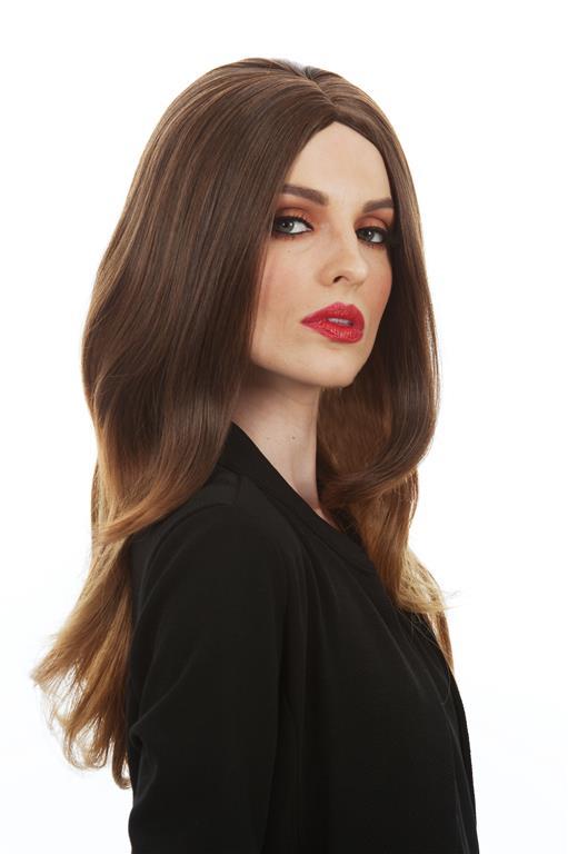 First Lady (Melania Trump) Long Brown Costume Wig