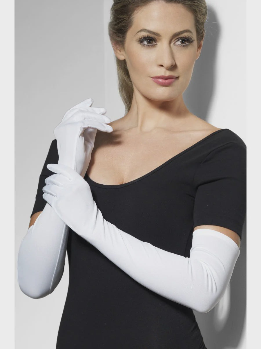 Long Gloves-White