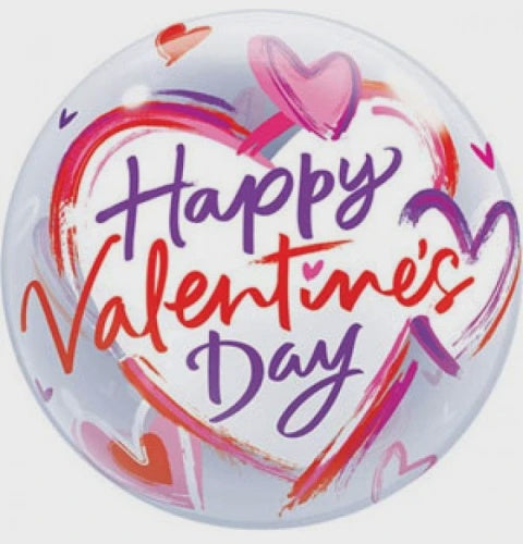 Happy Valentines Day Bubble Balloon