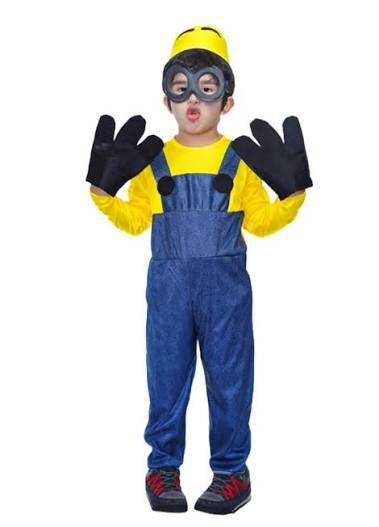 Cheeky Yellow Worker Boys Costume