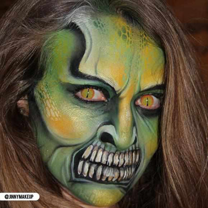 Primal Jurassic I - Yellow Reptile Coloured Contact Lenses